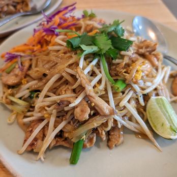 Basil & Co - Chicken Pad Thai - Thai Near Me - Diamond Bar, California