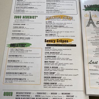 Banana Cafe - Menu - French Near Me - Key West, Florida
