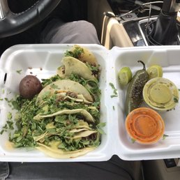 6 tacos and a mini potato! 6 tacos and a mini potato!