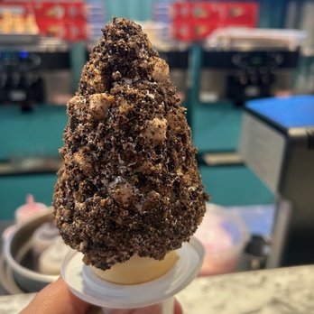 Sweet Jesus - Looks so much better than it is! This is the cookie dough cone. - Desserts Near Me - Niagara Falls, Ontario