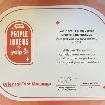 Oriental Foot Massage - From yelp - Massage Therapy Near Me - Rolling Meadows, Illinois Oriental Foot Massage - From yelp - Massage Therapy Near Me - Rolling Meadows, Illinois