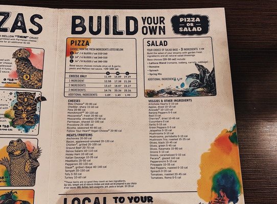 Menu photo 2 Mellow Mushroom Phoenix Phoenix, AZ