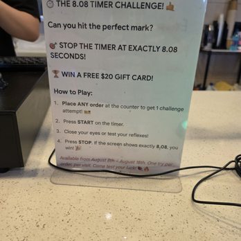 808 Hawaiian BBQ - My son hit the 808 timer challange and won us a free $20 gift card! - Hawaiian Near Me - Waipahu, Hawaii