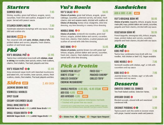Menu photo 4 Vui's Kitchen Nashville, TN