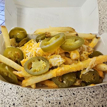 Carl's Jr - Loaded fries cheese and jalapeños - Fast Food Near Me - Temecula, California