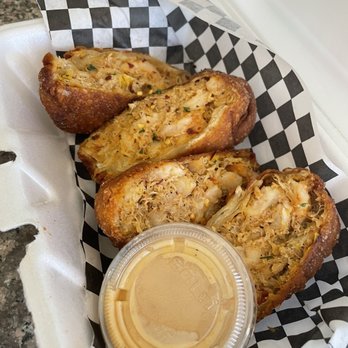 The Better Box - The Cajun Jawn-good flavor with spice! Filled with crab meat and shrimp! - Food Trucks Near Me - Houston, Texas The Better Box - The Cajun Jawn-good flavor with spice! Filled with crab meat and shrimp! - Food Trucks Near Me - Houston, Texas