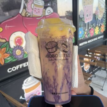 Bobo Bites - Ube Brulee Tea - Desserts Near Me - Arlington, Texas Bobo Bites - Ube Brulee Tea - Desserts Near Me - Arlington, Texas