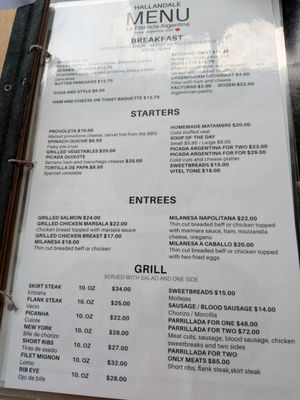 Menu photo 1 La Estancia Argentina Hallandale Hallandale Beach, FL Menu photo 1 La Estancia Argentina Hallandale Hallandale Beach, FL