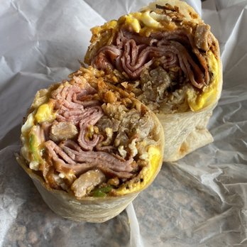 Nate's Korner - 3 meats 3 egg burrito - Breakfast & Brunch Near Me - Santa Ana, California Nate's Korner - 3 meats 3 egg burrito - Breakfast & Brunch Near Me - Santa Ana, California