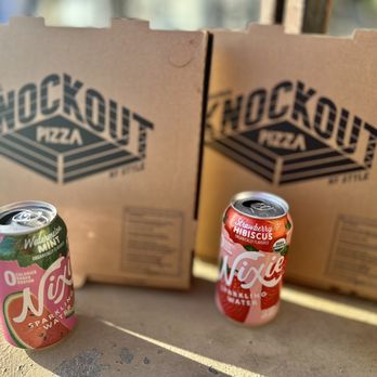 Knockout Pizza - Pizza Boxes. Personal drinks. - Pizza Near Me - Carlsbad, California Knockout Pizza - Pizza Boxes. Personal drinks. - Pizza Near Me - Carlsbad, California
