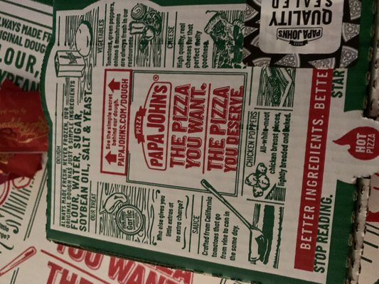 Papa Johns Pizza by null