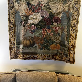 Martinizing Cleaners - Tapestry after it was stretched & steamed clean. - Dry Cleaning Near Me - Fleming Island, Florida Martinizing Cleaners - Tapestry after it was stretched & steamed clean. - Dry Cleaning Near Me - Fleming Island, Florida