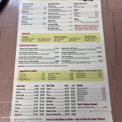 Red's Palermo Market & Pizzeria - New menu as of March 14, 2020.