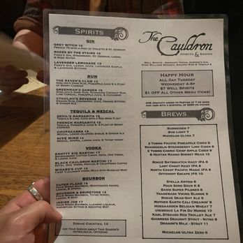 The Cauldron - Menu - French Near Me - Buena Park, California The Cauldron - Menu - French Near Me - Buena Park, California