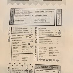 Gold Feather - Menu