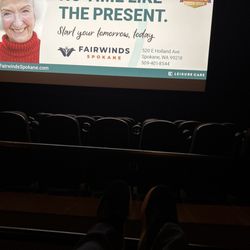Village Centre Cinemas - Sat looking at the big screen
