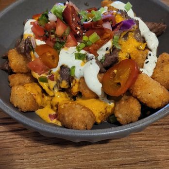 The Brick Kitchen + Lounge - BULGOGI LOADED TOTS - Beer Bar Near Me - Renton, Washington The Brick Kitchen + Lounge - BULGOGI LOADED TOTS - Beer Bar Near Me - Renton, Washington