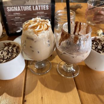 EB Coffee & Pub - Coffee flight (You can make them hot or cold) - Coffee & Tea Near Me - Caledonia, Michigan