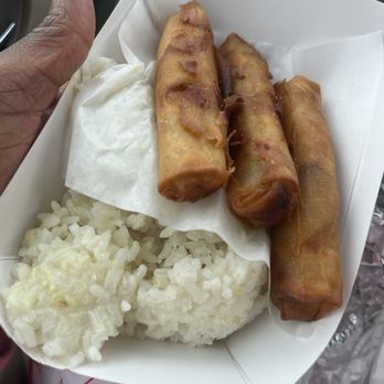 Double Ds Wings, Dogs & Goodness - Special lumpia w/garlic rice - Food Trucks Near Me Double Ds Wings, Dogs & Goodness - Special lumpia w/garlic rice - Food Trucks Near Me