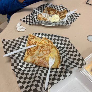 Crepe It Up - two plates of food on a table - Creperies Near Me - Toronto, Ontario