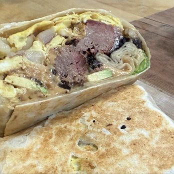 The Butcherman - BM burrito with brisket - Barbeque Near Me - Sonoma, California