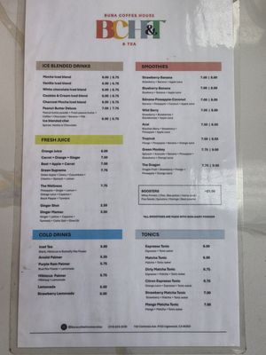 Menu photo 2 Buna Coffee House and Tea Inglewood, CA