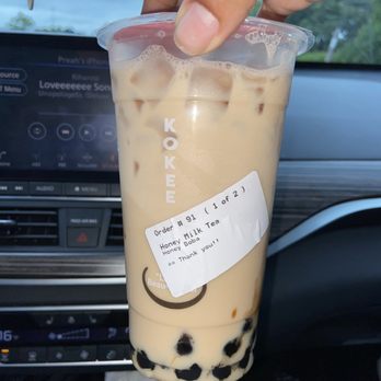 Kokee Tea - Honey Milk Tea very good! - Coffee & Tea Near Me - Hanover, Maryland