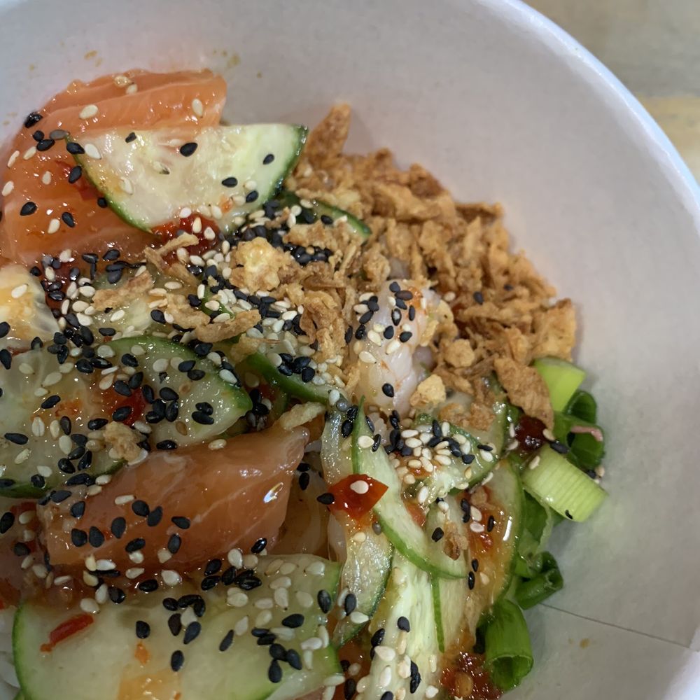 PokeDoke - Small poke bowl with shrimp and salmon - Poke Near Me - St. Louis, Missouri