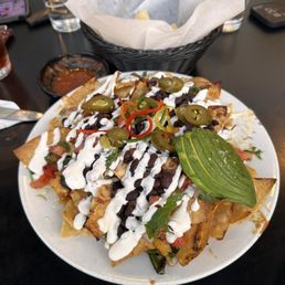 Chilaquiles Style Nachos