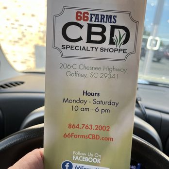 66 Farms CBD Specialty Shoppe - Brochure! - Vitamins & Supplements Near Me - Gaffney, South Carolina