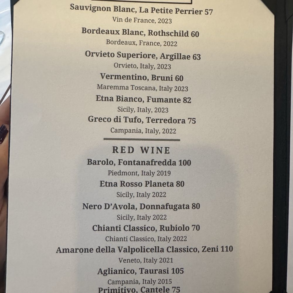 Adria - Menu August 2025 - Mediterranean Near Me - New York, New York