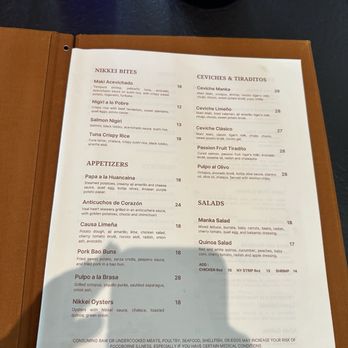 Manka Peruvian Cuisine - Menu 8/7/26 - Peruvian Near Me - Carlsbad, California Manka Peruvian Cuisine - Menu 8/7/26 - Peruvian Near Me - Carlsbad, California