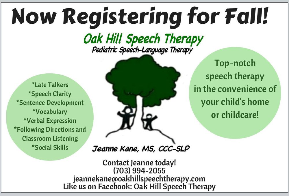 Oak Hill Speech Therapy - child therapist in Herndon, VA