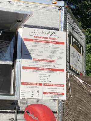 Menu photo 1 Mack's Place Bridgton, ME
