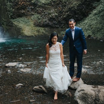 Adorned In Grace - LOVED my Annasul Y dress from Adorned... and I didn't feel too bad wading into Horsetail falls with it! Photo credit: Hazelwood Photography - Bridal Near Me - Portland, Oregon Adorned In Grace - LOVED my Annasul Y dress from Adorned... and I didn't feel too bad wading into Horsetail falls with it! Photo credit: Hazelwood Photography - Bridal Near Me - Portland, Oregon