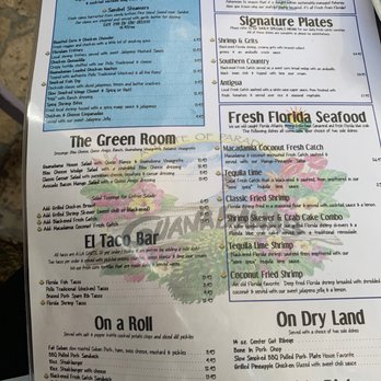 Guanabanas - Food menu - Seafood Near Me - Jupiter, Florida