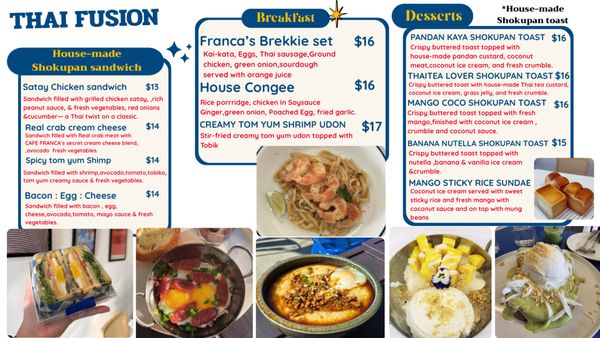 Menu photo 5 Cafe Franca Los Angeles, CA Menu photo 5 Cafe Franca Los Angeles, CA