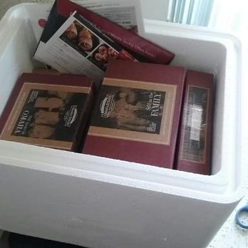 Omaha Steaks - Everything was packed nicely in this cooler with dry ice - Meat Shops Near Me - Omaha, Nebraska Omaha Steaks - Everything was packed nicely in this cooler with dry ice - Meat Shops Near Me - Omaha, Nebraska