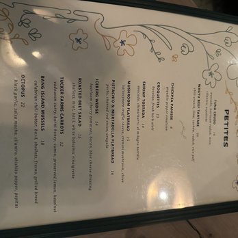 Atrium - Menu - New American Near Me - Atlanta, Georgia