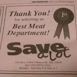 Save A Lot - Voted best Meat Department in Batesville.