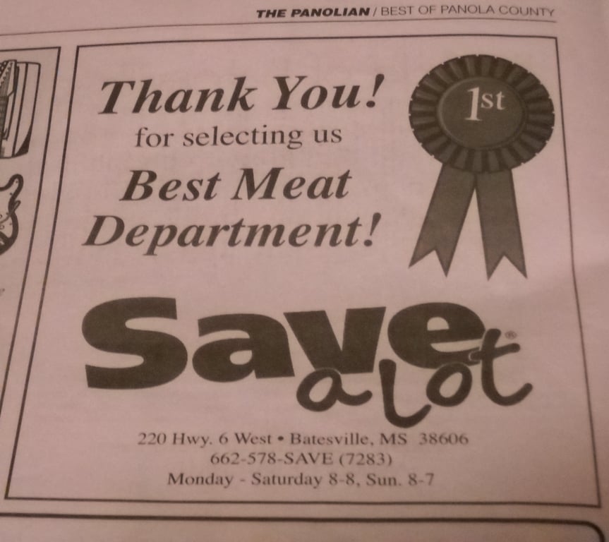 SAVE A LOT Updated August 2024 220 Hwy 6 W, Batesville, Mississippi