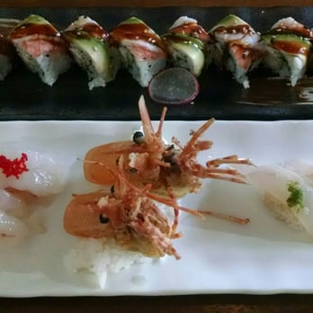 MF Sushi - Shrimp roll, ebi, and flounder nigiri - Japanese Near Me - Atlanta, Georgia MF Sushi - Shrimp roll, ebi, and flounder nigiri - Japanese Near Me - Atlanta, Georgia