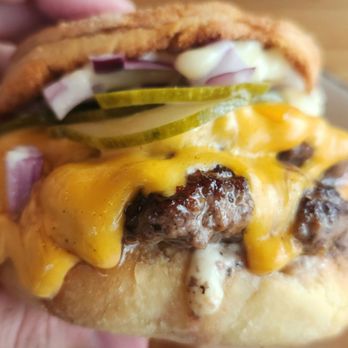 Nancy's Hustle - The best burger I've ever had - New American Near Me - Houston, Texas