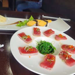 Tuna Tataki and Tamago Sushi