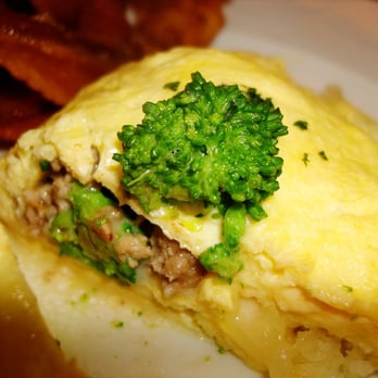 Bouchon - Close-up of the omelette - French Near Me - Las Vegas, Nevada