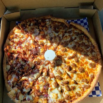 Pizza Twist - Half bbq chicken and half sausage - Pizza Near Me - Chandler, Arizona
