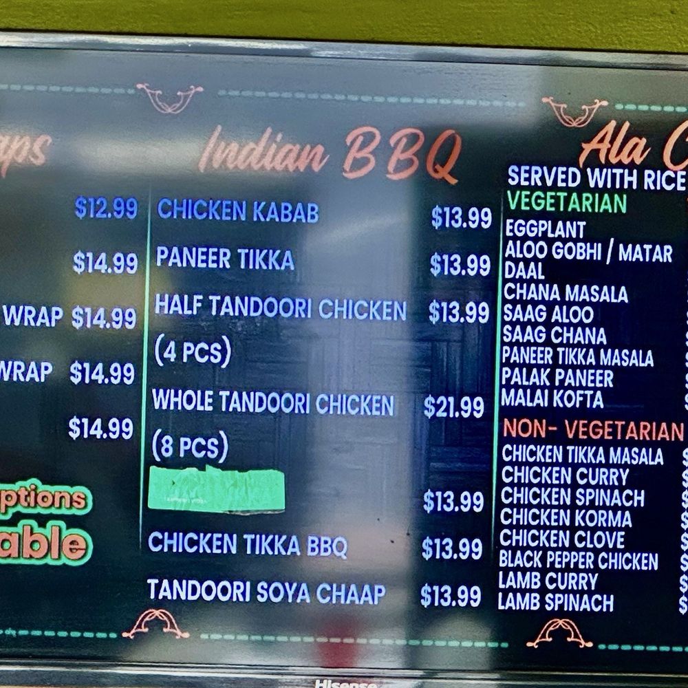 Curry boys - Menu vegan, wraps, bbq & a la carte - Indian Near Me - Huntington Park, California