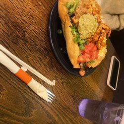 The Pepper - Taco Salad with Chicken--it's huge!