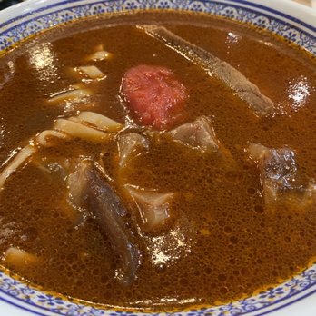 Duan’s Kitchen - Tomato beef soup with shank and tendon - not spicy (no onions) - Noodles Near Me - Cupertino, California