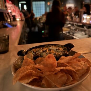 Death & Co - Spinach and artichoke dip - Cocktail Bars Near Me - Denver, Colorado Death & Co - Spinach and artichoke dip - Cocktail Bars Near Me - Denver, Colorado